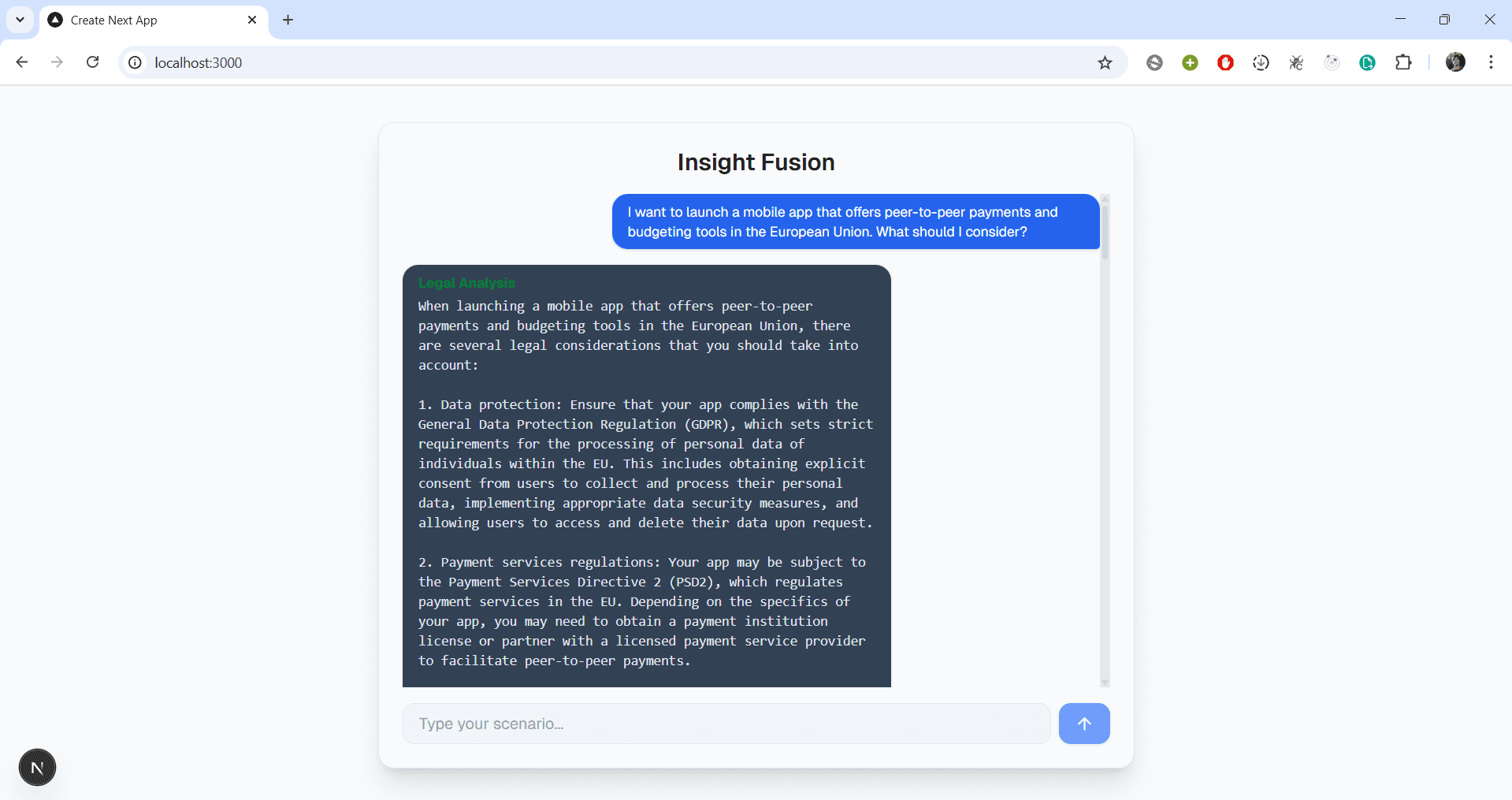 AI Scenario Analyzer