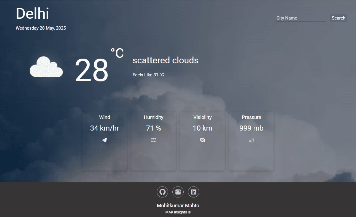 Weather Dashboard